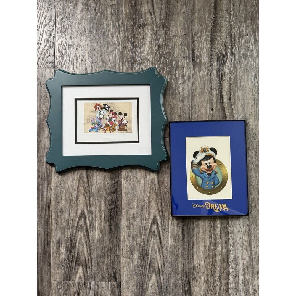 Disney Cruise Line Pirates Of The Caribbean Lithograph Framed Disney Dream